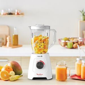 Moulinex Blendforce Countertop Blender 800 Watt White - LM42X2EG 