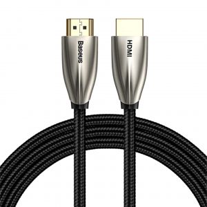 Baseus CADSPA01 Horizontal 4KHDMI Male To 4KHDMI Male Adapter Cable 1m-Black