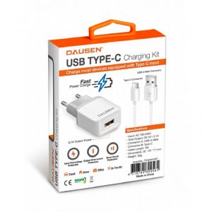 Dausen E431 Type-C Wall Charger 2.1A / 1 Meter