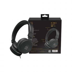 Dob H300 Bluetooth Wired Headphone-Black