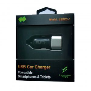 Tech21 2in1 Bundle 15W USB-A Car Charger with 4ft USB-A to Lightning Cable  - Black