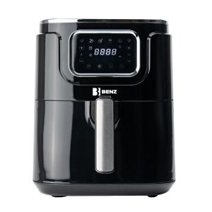 Benz Air Fryer Digital 1450 Watt- 5.5 litre Stainless Steel 