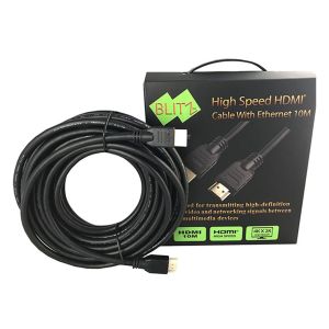 BLITZ HDMI 10m/Ethernet/3D/4K/4096DPI/Cooper/Triple shield/1Y Replacement