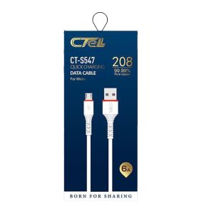 Cell Tel CT-S547 Micro USB Cable 6A