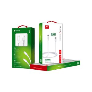Genai GLQ15 Super Fast TPU cable (65W )Type C To Type C 