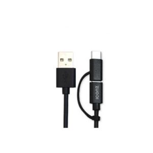 ICONZ I2I1RC20K 2IN1 Micro & Type-C to USB Cable