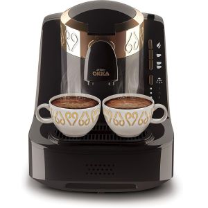 Okka Elit Automatic Turkish Coffee Machine Black/copper / c