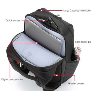 Rahala KG-119 laptop Backpack - Black