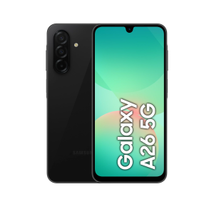 Samsung Galaxy A26 5G -6/128- Black, EGY+ Charger 25w free