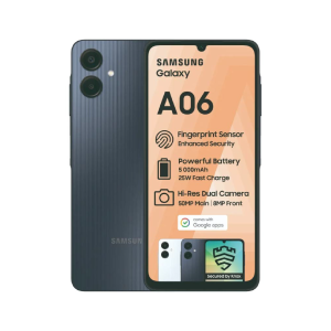 Samsung Galaxy A06 6/128GB -Black, EGY