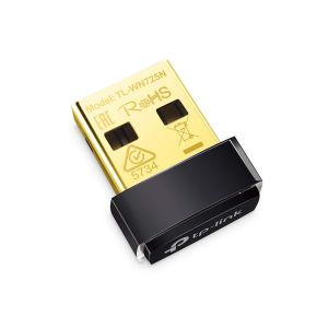 TP-Link [TL-WN725N] 150Mbps Wi-Fi USB Adapter, Nano Size, USB 2.0