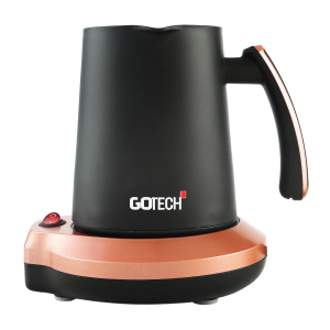 GoTech Turkish Coffee Maker,250 ml, 600 Watt, Black - GT-CM100